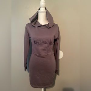 Brand-new with no tags CIDER gray dress with hood.